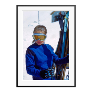 Toni Frissell 'Swiss Gornegrat Derby' Archival Pigment Print Framed in Black