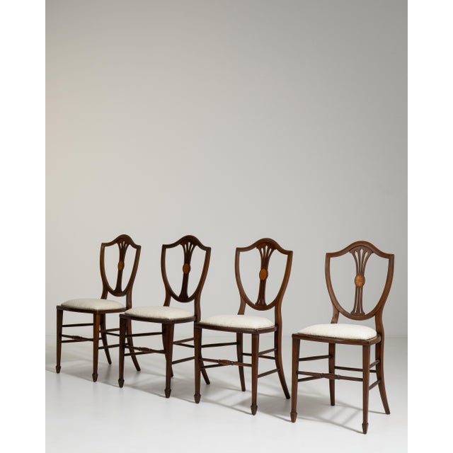 19th Century Set of Four Hepplewhite Dining Chairs, Antique, United Kingdom, 19th Century For Sale - Image 5 of 12