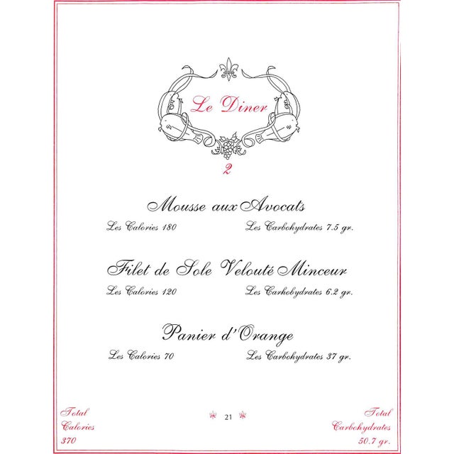 Paper "Gourmet Minceur: A Week of Slimming Cuisine" 1977 Cox, Beverly For Sale - Image 7 of 10