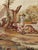 Very beautiful and fine Aubusson tapestry with a nice design featuring people having a picnic by the river , and with...