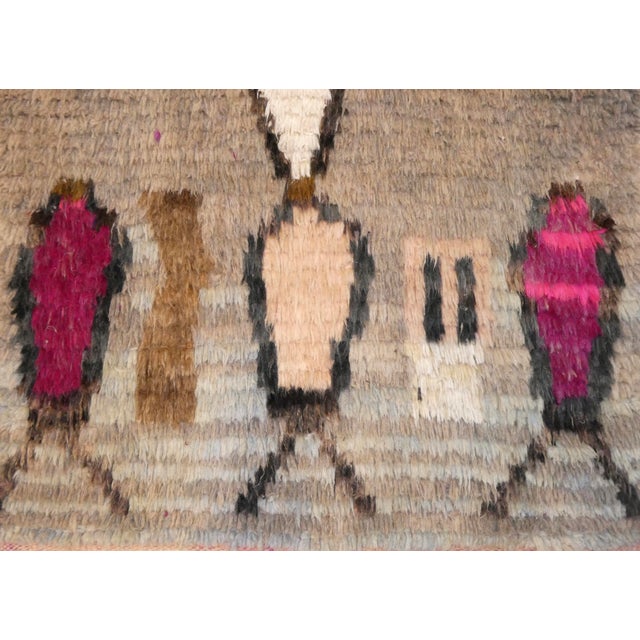 Abstract Vintage Boujad Wool Runner 2'6 X 10'4 For Sale - Image 3 of 6