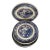 Vintage Blue Willow Transferware Plates - 9 PCS For Sale