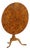 Antique Swedish Burl Wood Tilt-Top Table with Pedestal Base, Early 19th Century For Sale