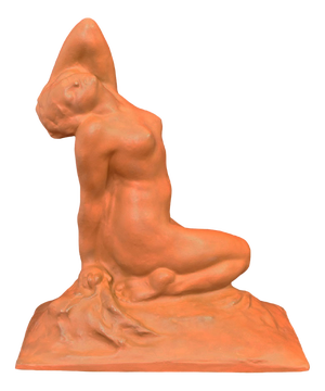 Amedeo Gennarelli, Art Deco Nude of Young Woman, 20th Century, Terracotta