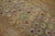 1930s Tans Sand Circles Folk Art Antique American Hooked Rug 2' 6'' X 12' 9'' Woven Wool Carpet For Sale In New York - Image 6 of 12