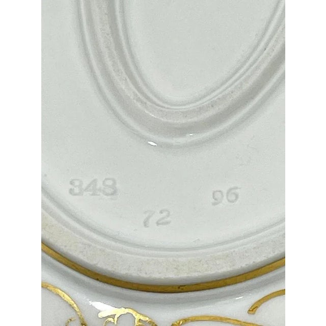 Small Oval Meissen Porcelain Openwork Dish, 1920s For Sale - Image 4 of 9