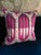 Pair of 20" Custom Pillows in Schumacher Bukhara Ikat Fuchsia, Pattern 176082 For Sale In Richmond - Image 6 of 18