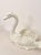 Mid-Century Modern Large Vintage White Porcelain Swan Planter Sculpture MCM Decor Italian Style For Sale - Image 3 of 17