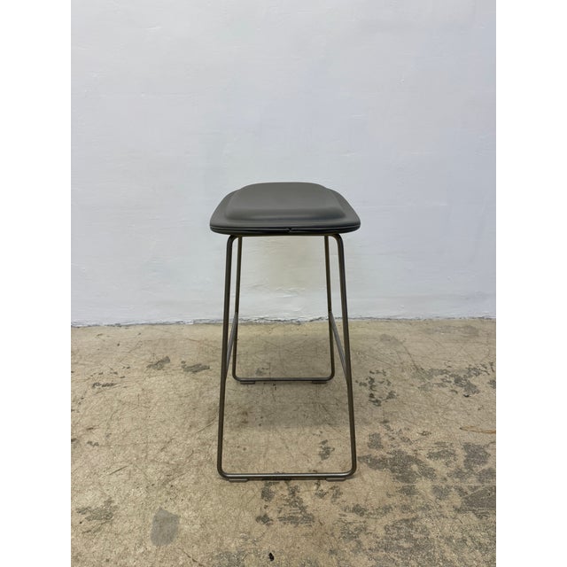 Metal Jasper Morrison Hi Pad Counter Stools for Cappellini - Set of Three For Sale - Image 7 of 12
