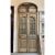 Wood Entry Doors Antique Carved Wood and Wrought Iron For Sale - Image 7 of 8