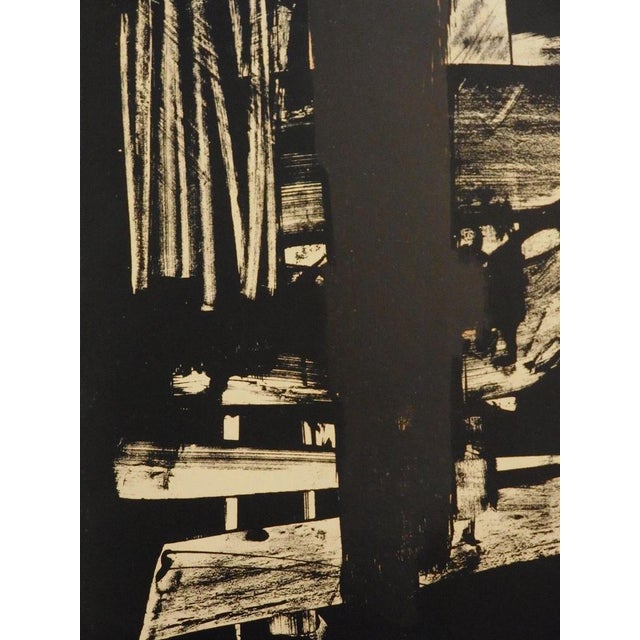 Pierre Soulages, Lithograph No. 9, Lithograph For Sale - Image 5 of 6