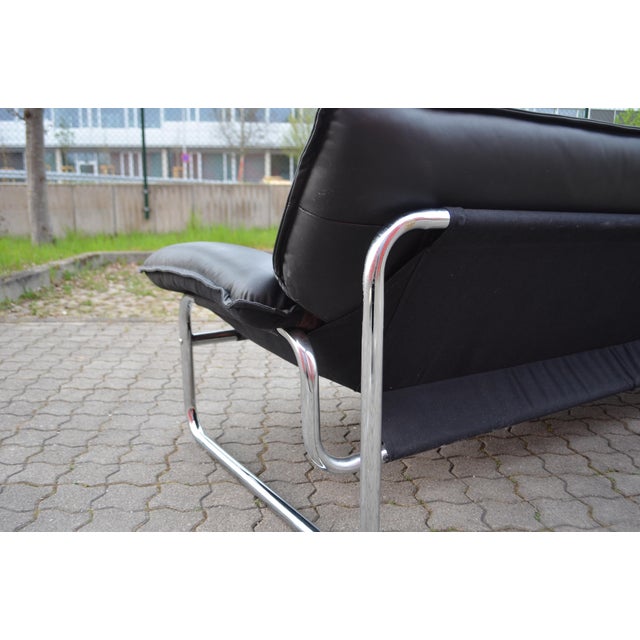 Leather Three-Seater Sofa by Johan Bertil Häggström for Swed-Form, 1980s For Sale - Image 15 of 18
