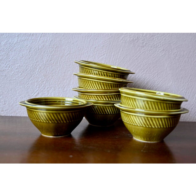 Ear Bowls from Sarreguemines, 1970s, Set of 7 For Sale - Image 6 of 6