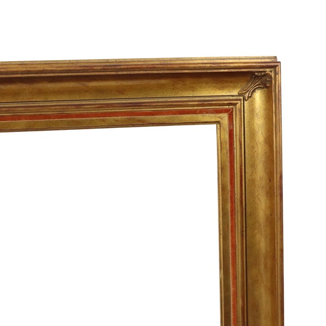 Gold Large Classic Gilt Wooden Frame For Sale - Image 8 of 18