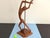 Mid Century Figural Teak Lamp For Sale - Image 11 of 18