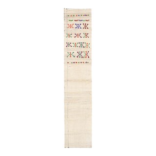 Vintage Narrow Kilim Runner - 2`0" X 9`6" For Sale