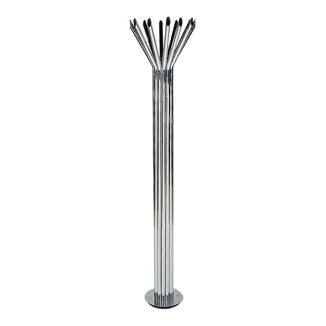 Mid 20th Century Mid-Century Modern George Kovacs Chrome Floor Lamp For Sale