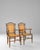 1900s French Louis XIII Wooden Armchairs With Cane Seats & Backs - A Pair For Sale - Image 11 of 18