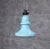 Industrial Enamel Ceiling Lamp in Blue, 2000s For Sale - Image 9 of 9