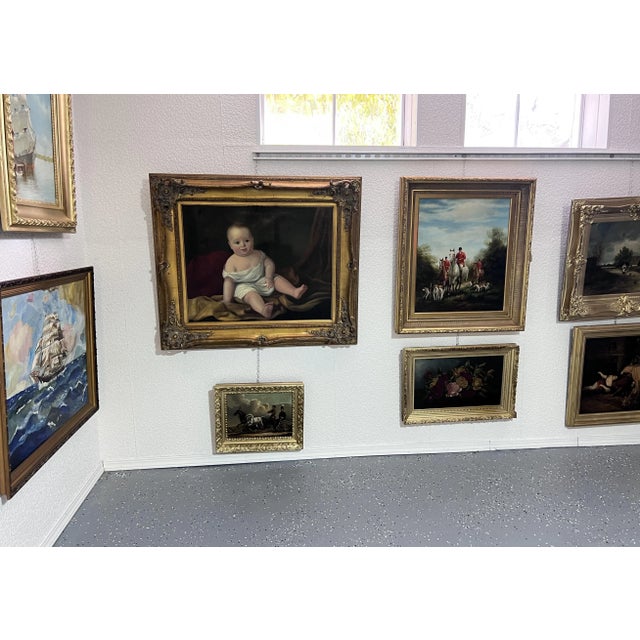 Realism Attr. To John O’Brien Inman (1828–1896) — Antique 1864 American Child Portrait For Sale - Image 3 of 12