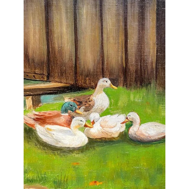 1920s L. Jacques, Hermance, Genève, 1923, Oil on Canvas For Sale - Image 5 of 15