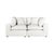 Boho Chic Cali Pearl Performance Fabric Modular Loveseat For Sale - Image 3 of 8