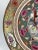 Fine Chinese Porcelain Gilt Charger With Figural Scene & Pink and Orange Flowers For Sale - Image 9 of 10