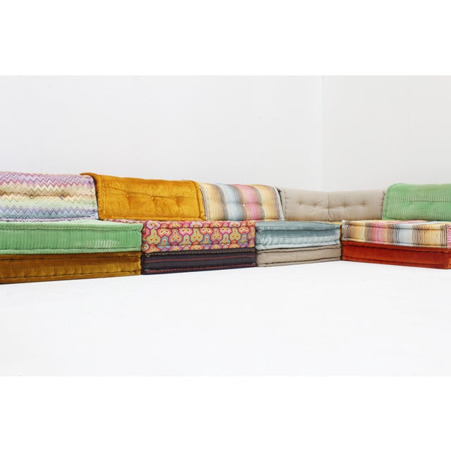 2000 - 2009 Missoni Mah Jong Sofa by Hans Hopfer for Roche Bobois, 2000s, Set of 15 For Sale - Image 5 of 15