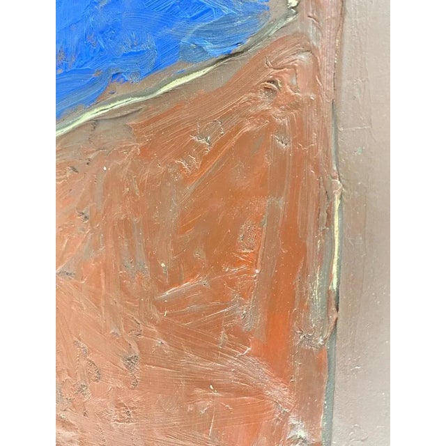 Blue Georges Ferrato, Abstract Composition, 1993, Canvas Painting For Sale - Image 8 of 10