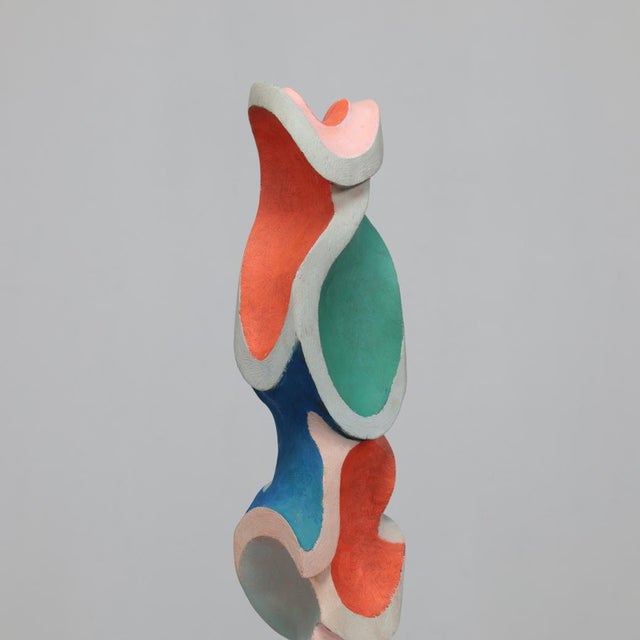 Ivan Stoyanov, Modernist Sculpture, 1981, Wood For Sale - Image 6 of 8