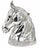 Vintage Equestrian Horse Head Champagne Ice Bucket Cooler Silverplate For Sale - Image 13 of 13