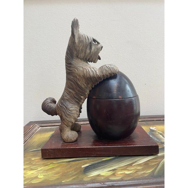 Black Forest Carved Terrier Box For Sale - Image 9 of 9
