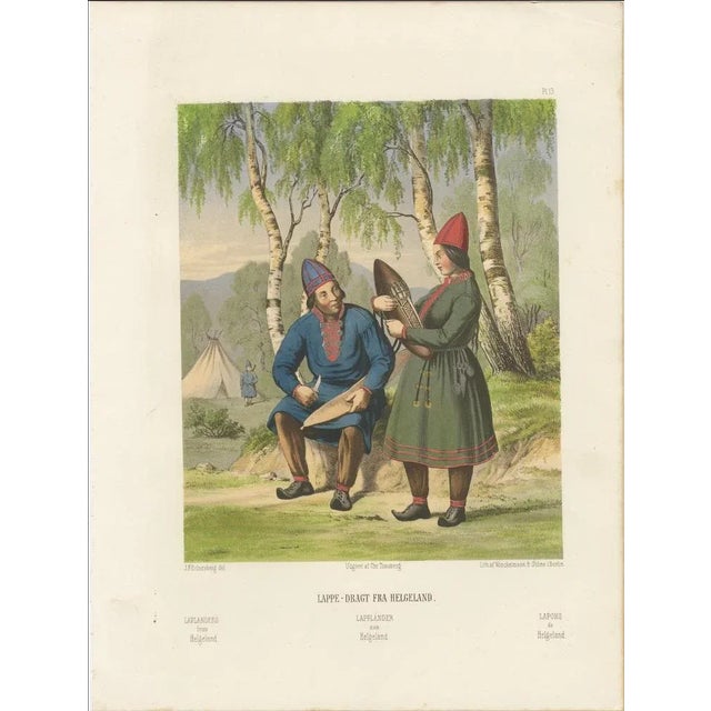 Black Sámi Costumes, 1860, Paper For Sale - Image 8 of 10