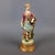 Antique Porcelain Statue of Woman with Brass Base Basket from Capodimonte, Early 1900s For Sale - Image 12 of 12