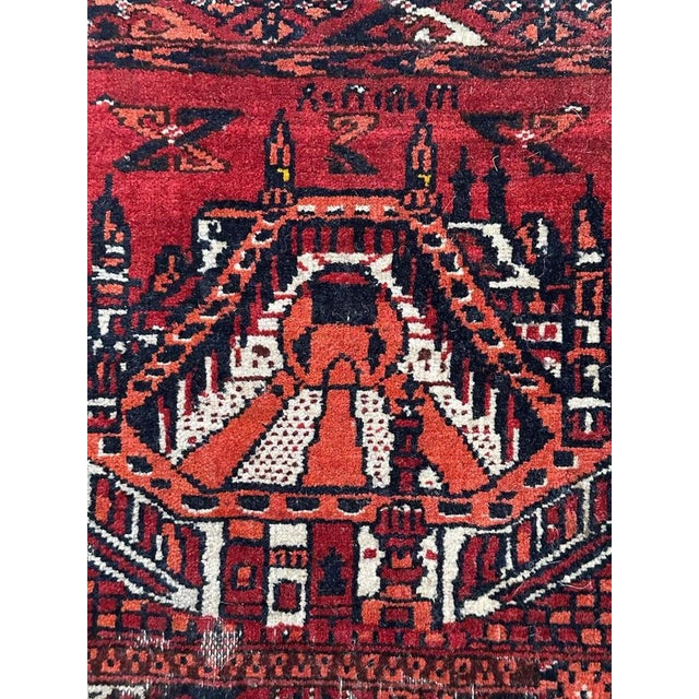 Antique Distressed Tribal Turkmen Rug, 1890s For Sale - Image 14 of 18