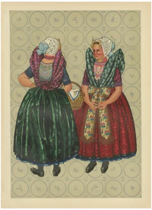 Elaborate Beadwork and Floral Silk in Axel Sunday Dress, 1932, Paper