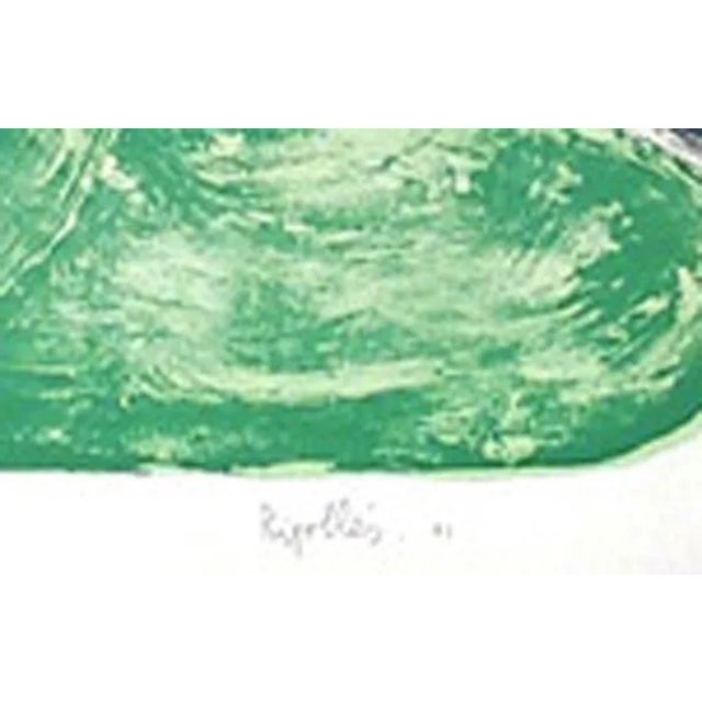 Artist: Juan Garcia Ripolles, Spanish (1932 - ) Title: Kissing Couple Year: 1971 Medium: Lithograph, Signed in Pencil...