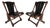 Set of Two ( 2 ) Rare Mid-Century Modern "Sloucher" Sling Chairs in Rosewood & Leather by Don S. Shoemaker for Señal Furniture, C. 1960s For Sale