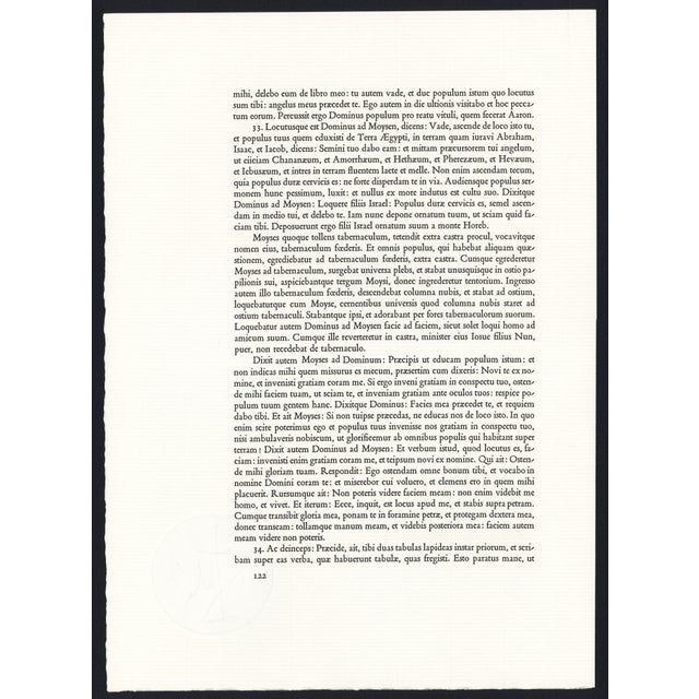 Brown 1967 Salvador Dalí Biblia Sacra Lithograph "Peccatum Originis" (Original Sin) For Sale - Image 8 of 11