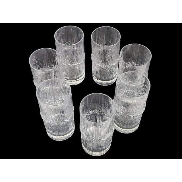 iitala Niva Tapio Wirkkala グラス 6個セット 1970s Niva High Ball Glasses by Tapio Wirkkala for Iittala