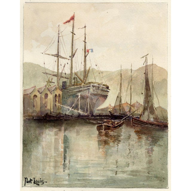 Whylock Pendavis, Port Louis Dry Dock, Mauritius, 1800s, Paper For Sale - Image 9 of 9