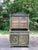 Antique Swedish Gustavian Style Painted Pine Two-Piece Hutch Cabinet For Sale - Image 9 of 10