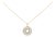 14K Yellow Gold Plated Sterling Silver 1 1/6 Cttw Diamond Sunburst Medallion Pendant Necklace For Sale