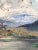 Laure Stella Bruni, Lac et Montagnes, Oil on Canvas, Framed For Sale - Image 6 of 11