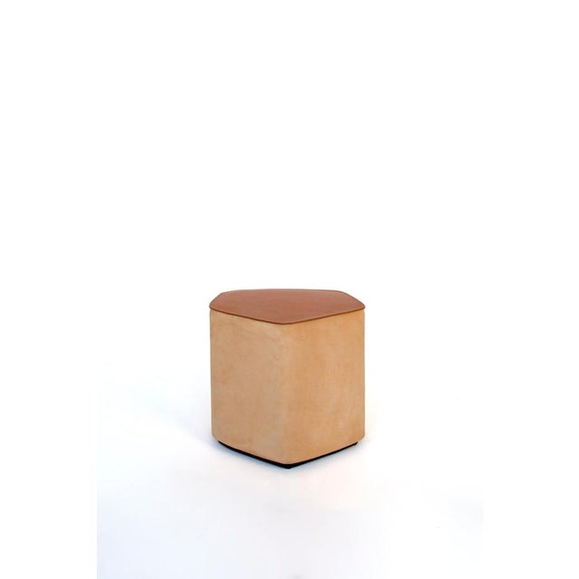 Pouf! Leather Stools by Nestor Perkal, Set of 3 For Sale - Image 18 of 18