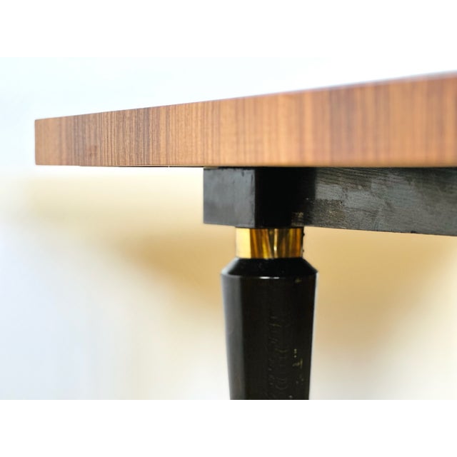 Art Deco Dining Table in Varnished Rosewood, 1940 For Sale - Image 9 of 16