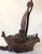 Metal Vintage Mid Century Cast Iron Pirate Ship Table Lamp For Sale - Image 7 of 12