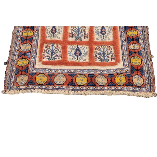 1960s Hand-Knotted Persian Gabbeh Wool Rug 2'9" X 5'7" For Sale In Washington DC - Image 6 of 16