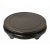 Asian 11.75" Oriental Motif Brown Wood Round Table Top Display Stand Riser For Sale - Image 3 of 5