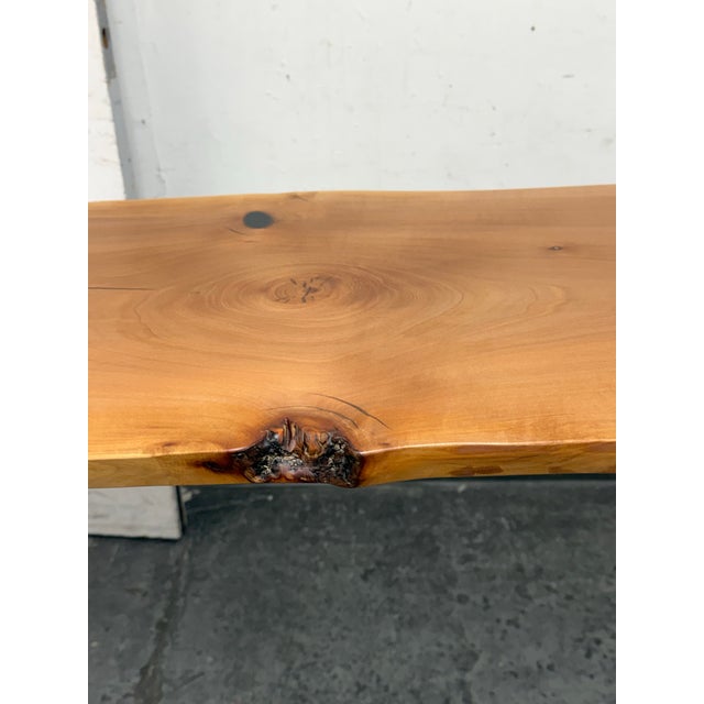Live Edge Madrone Wood Console Table For Sale In San Francisco - Image 6 of 12